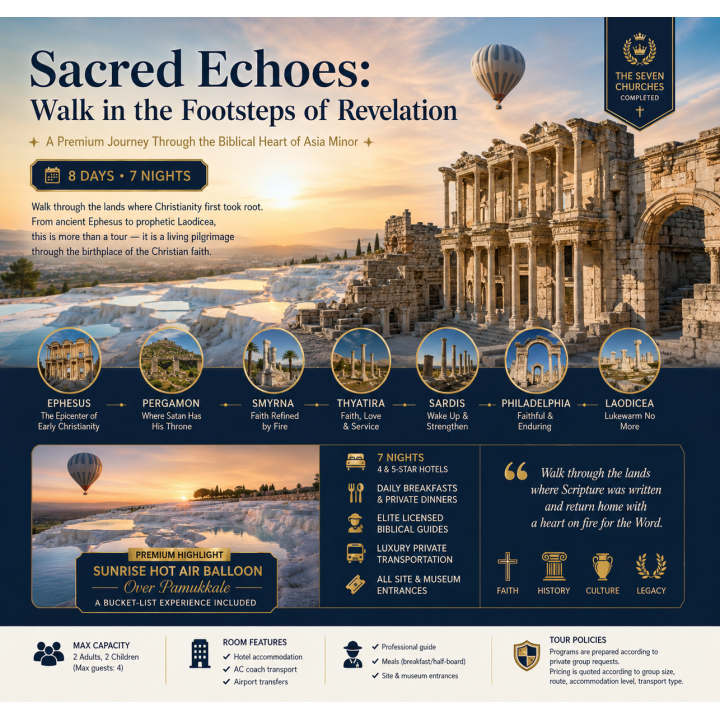 Sacred Echoes: Vahyin İzinde - 8 G&uuml;nl&uuml;k Yedi Kilise Turu