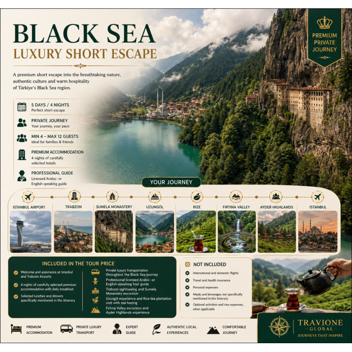 Black Sea Luxury Short Escape - 5-Day Eastern Black Sea Private Journey