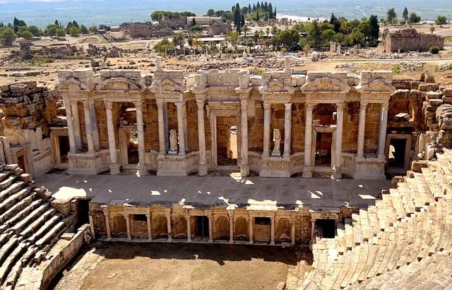 Hierapolis, directly above the terraces, and named in the same letter as Colossae.