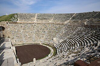 Laodicea. A street opens, a church is uncovered, a stadium emerges — the site changes year to year.