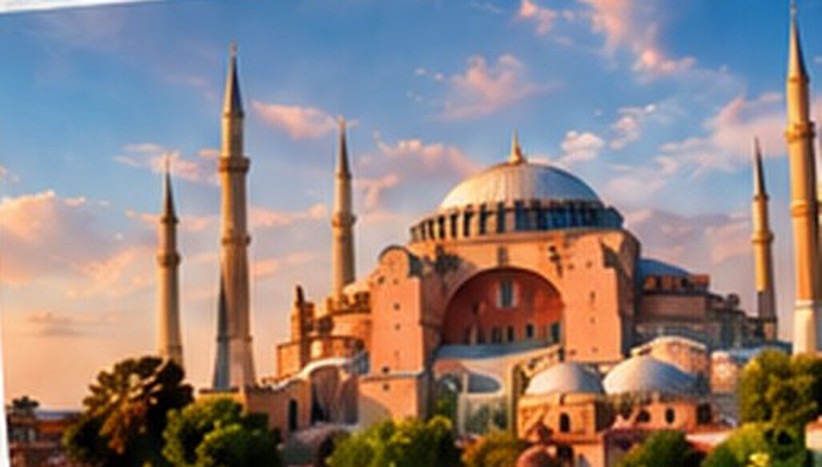 The interior of Hagia Sophia