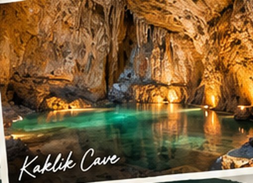 Underground travertine pools of Kaklık Cave