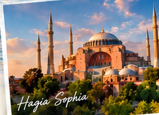 Hagia Sophia at sunset